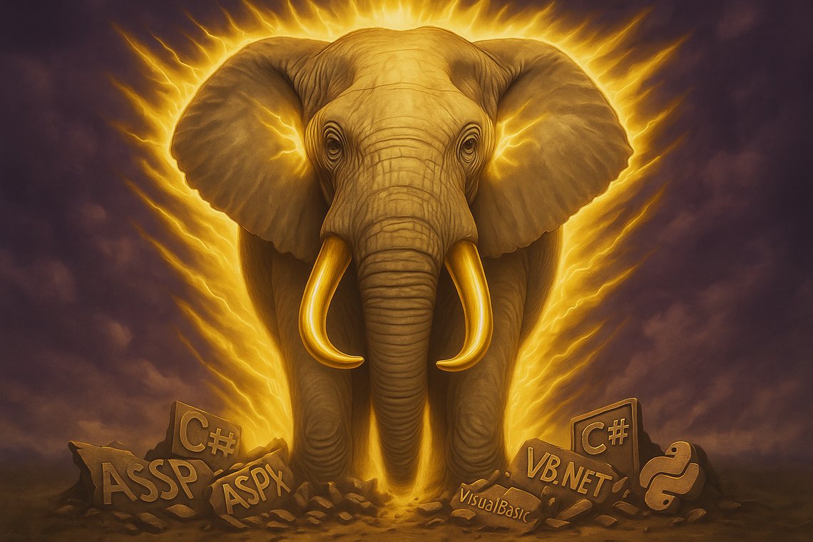 🐘 The Legend That Carries the Web